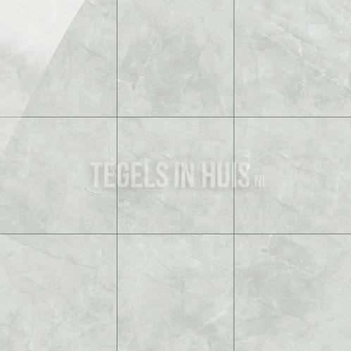 Vloertegel / wandtegel tekali marmer licht grijs perla 60x60, Doe-het-zelf en Verbouw, Tegels, Vloertegels, Nieuw, 10 m² of meer