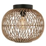 Rotan plafondlamp bruin, Alja, Ophalen of Verzenden, Nieuw, Overige materialen, Landelijk