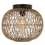 Rotan plafondlamp bruin, Alja, Huis en Inrichting, Lampen | Plafondlampen, Ophalen of Verzenden, Nieuw, Overige materialen, Landelijk