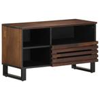 vidaXL Tv-meubel 80x34x46 cm massief mangohout bruin, Huis en Inrichting, Woonaccessoires | Cd- en Dvd-rekken, Verzenden, Nieuw