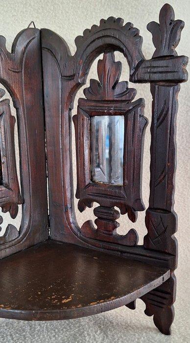 Wandtafel - Hoekconsole - Lindehout, Antiek en Kunst, Curiosa en Brocante