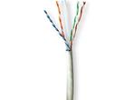 Nedis - Netwerk Kabel Rol - CAT6a - 305 m - U/UTP - Grijs, Verzenden, Zo goed als nieuw