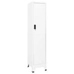 vidaXL Lockerkast 38x45x180 cm staal wit, Huis en Inrichting, Kasten | Lockerkasten, Verzenden, Nieuw