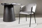 Eetkamerstoel - Sara -  Lichtgrijs - Fluweel - Jörn, Huis en Inrichting, Stoelen, Verzenden, Nieuw