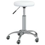 vidaXL Eetkamerstoel kunstleer wit, Huis en Inrichting, Stoelen, Verzenden, Nieuw, Wit