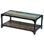 vidaXL Salontafel massief gerecycled hout, Huis en Inrichting, Tafels | Salontafels, Verzenden, Nieuw, 50 tot 100 cm, Minder dan 50 cm