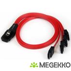 StarTech.com 50cm SFF-8087 naar 4x SATA Interne Mini SAS, Computers en Software, Overige Computers en Software, Verzenden, Nieuw