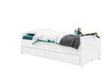 NIEUWE BEDDEN VAN BOPITA MET LATTENBODEM, 100 cm, Eenpersoons, Wit, Nieuw
