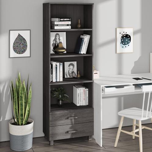 vidaXL buffetkast HAMAR 60x35x180 cm massief grenenhout, Huis en Inrichting, Kasten | Buffetkasten, 25 tot 50 cm, Nieuw, Grenenhout