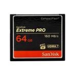 Sandisk Extreme Pro 64 GB CF Kaart 160 mb/s