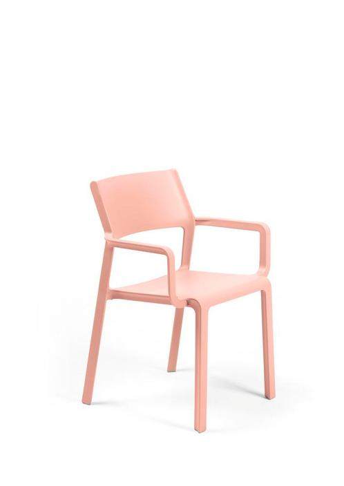 Nardi Trill Armleuningstoel van glasvezel - Roze boeket, Tuin en Terras, Tuinsets en Loungesets, Ophalen of Verzenden
