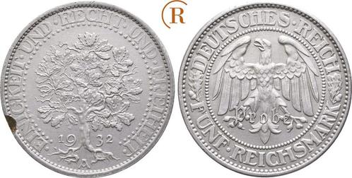 5 Reichsmark Probe 1932 A Weimarer Republik:, Postzegels en Munten, Munten | Europa | Niet-Euromunten, Verzenden