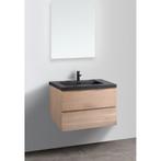 Badkamermeubel Casajoy Boston 80x46x55cm Eiken Met, Ophalen of Verzenden, Nieuw, Bad