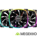 Montech RX120 PWM 3-Pack Zwart, Verzenden, Nieuw