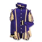 Piet Polyester Granada Luxe Paars-Goud - L, Diversen, Sinterklaas, Verzenden, Nieuw