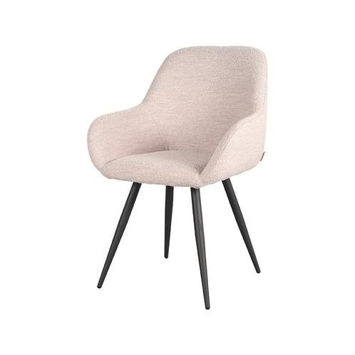 LABEL51 Eetkamerstoel Fender - Naturel - Boucle, Huis en Inrichting, Stoelen, Ophalen of Verzenden