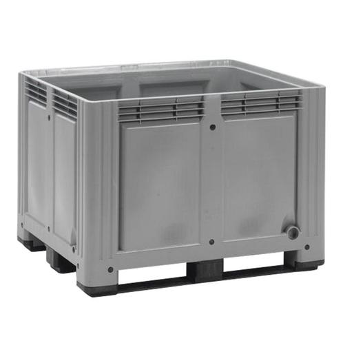 Kunststof Palletbox Grijs 1200 x 1000 x 870 mm 3 sleden -, Doe-het-zelf en Verbouw, Hout en Planken, Nieuw, Verzenden