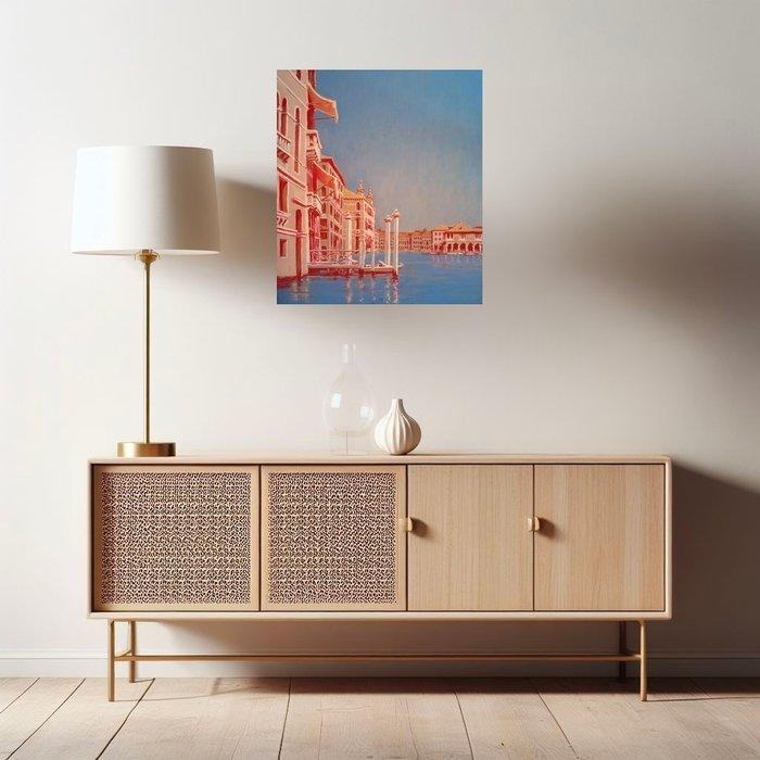 François Cusson - Venise, grand Canal, Antiek en Kunst, Kunst | Schilderijen | Modern