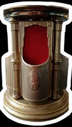 Muziekdoos - Italië - 1940-1950 - Carillon in roze marmer, Antiek en Kunst, Curiosa en Brocante