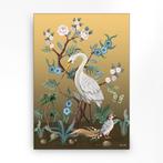 *WOONWINKEL* Urban Cotton Birds Wandkleed In Frame S 80x110, Verzenden, Nieuw