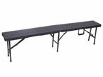 Veiling - Perel vouwbank met houtlook 180x25x43cm, Tuin en Terras, Nieuw