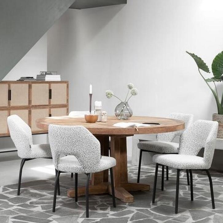 *WOONWINKEL* DTP Home Classic Castello Ronde Eettafel Teak, Huis en Inrichting, Tafels | Eettafels, Nieuw, Verzenden