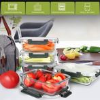 HI NATURE™ Vershoudbakjes set Glas - Meal Prep Bakjes -, Ophalen of Verzenden, Zo goed als nieuw