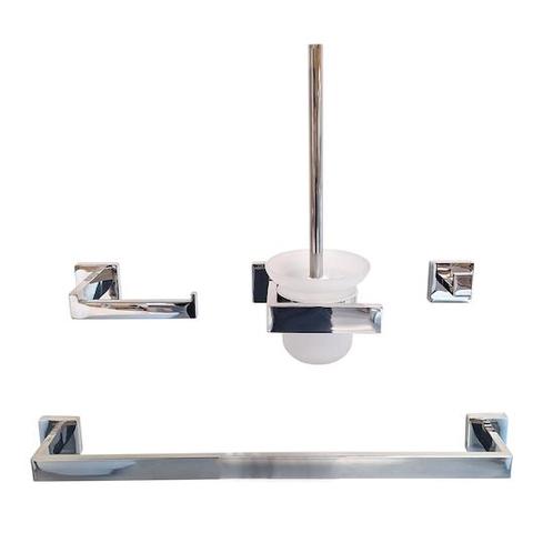 SALE - Koplar - Chroom - Accessoire set -, Huis en Inrichting, Badkamer | Badkamermeubels, Nieuw, Ophalen of Verzenden