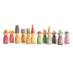 Grapat - Fancy nins® - 12 poppetjes met 12 hoofddeksels -, Nieuw