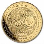 Niue. 100 Dollars 2021 1 oz $100 NZD Niue Terra 999.9 Gold, Postzegels en Munten