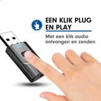 2 in 1 USB Bluetooth 5.0 Zender en Ontvanger - Bereik tot 15, Ophalen of Verzenden, Zo goed als nieuw