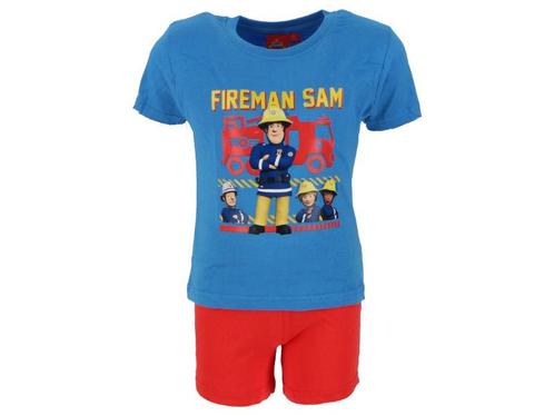 Kinderpyjama - Shortama - Fireman Sam - Blauw/Rood, Kinderen en Baby's, Kinderkleding | Schoenen en Sokken, Verzenden