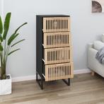 vidaXL buffetkast 40x30x95 cm bewerkt hout, Minder dan 50 cm, Verzenden, Nieuw, Minder dan 100 cm