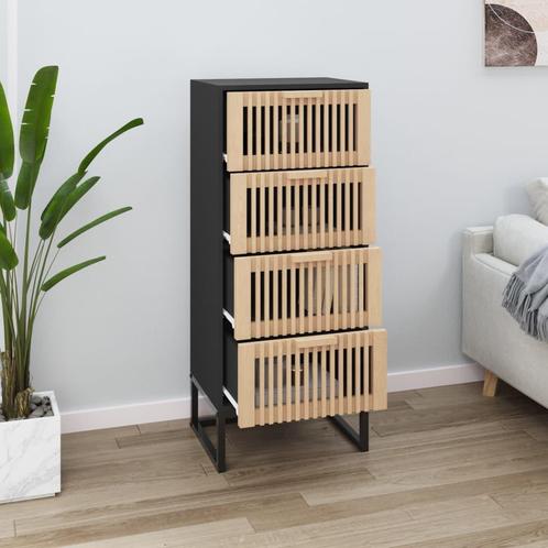 vidaXL buffetkast 40x30x95 cm bewerkt hout, Huis en Inrichting, Kasten | Buffetkasten, 25 tot 50 cm, Nieuw, Overige houtsoorten