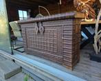 Kist - IJzer, Hout - Indiase bruidsschatkist, Antiek en Kunst