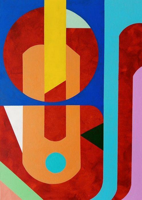 Kasai Massana (1975) - SILOUETTE XXVl. ECLIPSE lV. No, Antiek en Kunst, Kunst | Schilderijen | Modern
