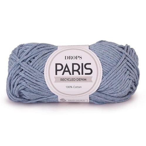 DROPS Paris Recycled Denim - 101 lichtblauw - Katoen Garen, Hobby en Vrije tijd, Breien en Haken, Ophalen of Verzenden