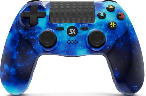 ISHAKO Gaming Controller for PS4-Fantasy Nebula Blauw, Spelcomputers en Games, Spelcomputers | Sony PlayStation Consoles | Accessoires