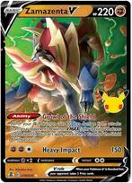 Zamazenta V Pokémon kaart uit de Celebrations serie, Nieuw, Foil, Losse kaart, Verzenden