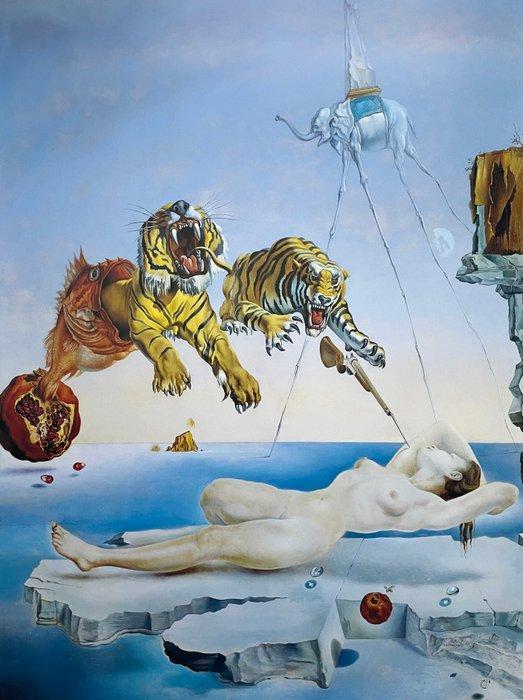 Salvador Dalí (after) - Rêve Causé par le Vol d’une abeille, Antiek en Kunst, Kunst | Tekeningen en Foto's