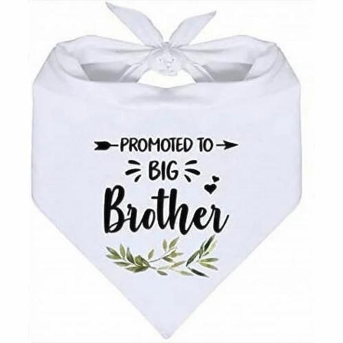 Honden bandana Promoted to Big Brother, Dieren en Toebehoren, Honden-accessoires, Nieuw, Verzenden