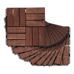 Houten terrastegels Alliste vlonder set van 10 acacia 0,9 m², Huis en Inrichting, Verzenden, Nieuw