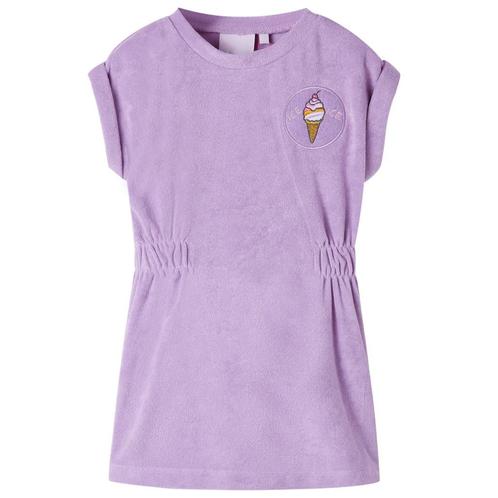 vidaXL Kinderjurk 116 lila, Kinderen en Baby's, Kinderkleding | Overige, Nieuw, Verzenden