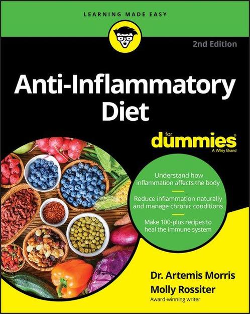 9781119694571 Anti-Inflammatory Diet For Dummies, Boeken, Gezondheid, Dieet en Voeding, Zo goed als nieuw, Verzenden