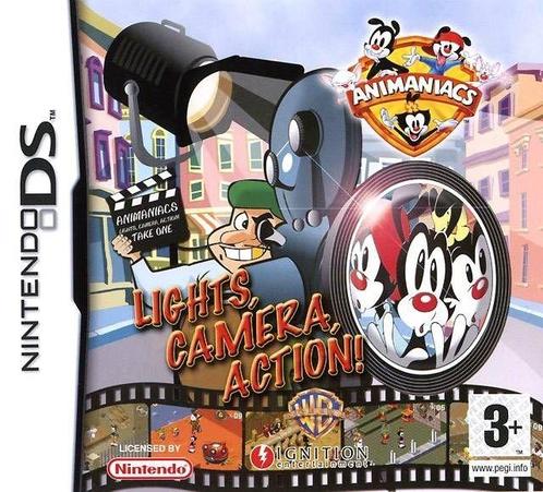 Animaniacs Lights, Camera, Action!-Standaard (NDS) Gebruikt, Spelcomputers en Games, Games | Nintendo DS, Zo goed als nieuw, Ophalen of Verzenden