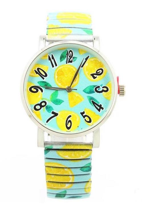 Ernest horloge - Citroenen, Sieraden, Tassen en Uiterlijk, Horloges | Dames, Staal, Nieuw, Staal, Overige merken, Polshorloge