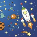 1 Pakje papieren lunch servetten - Space Rockets and Aliens, Hobby en Vrije tijd, Knutselen, Nieuw, Ophalen of Verzenden