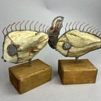 Jacek Drzymaa ( XX- XXI) - sculptuur, 2 BIG FISH hand made, Antiek en Kunst