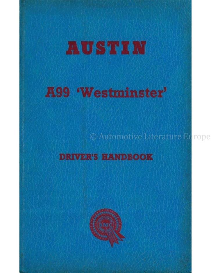 1960 AUSTIN A99 WESTMINSTER INSTRUCTIEBOEKJE ENGELS, Auto diversen, Handleidingen en Instructieboekjes