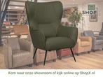 Leren fauteuil Flair - Toledo Olive (olijf/goen), Huis en Inrichting, Fauteuils, Eigentijds, Modern, Retro, Romantisch, Nieuw